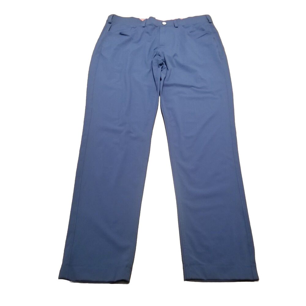 Redvanly Kent Pull On Pants Men's Size L Blue Nylon Stretch Lightweight (35x32)